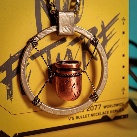 【予約商品】サイバーパンク2077 Vの弾丸ネックレス（シリアルナンバー入り）